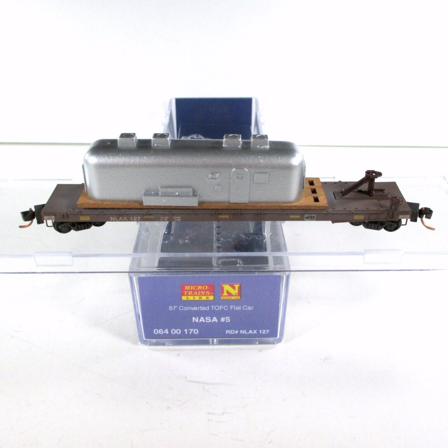 N Scale ****NASA**** 57' TOFC w/ Space Load #5, NLAX 127 - Micro Trains 06400170