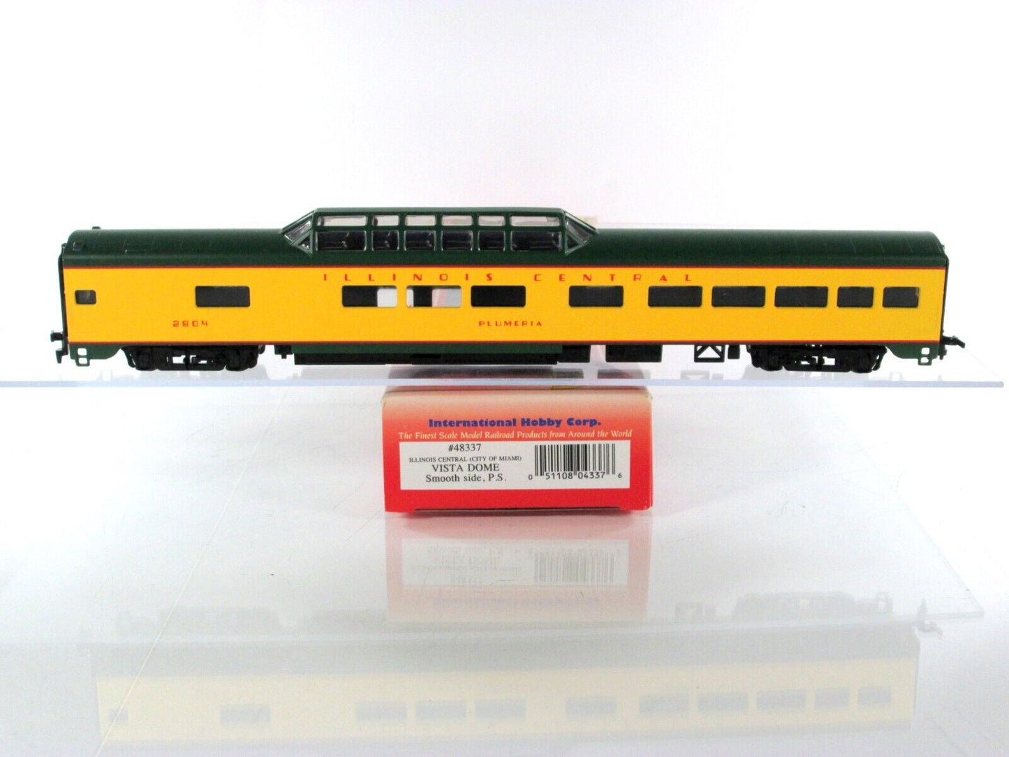 HO Scale **ILLINOIS CENTRAL CITY of MIAMI** Passenger Car 8-Pack Set - IHC 50414