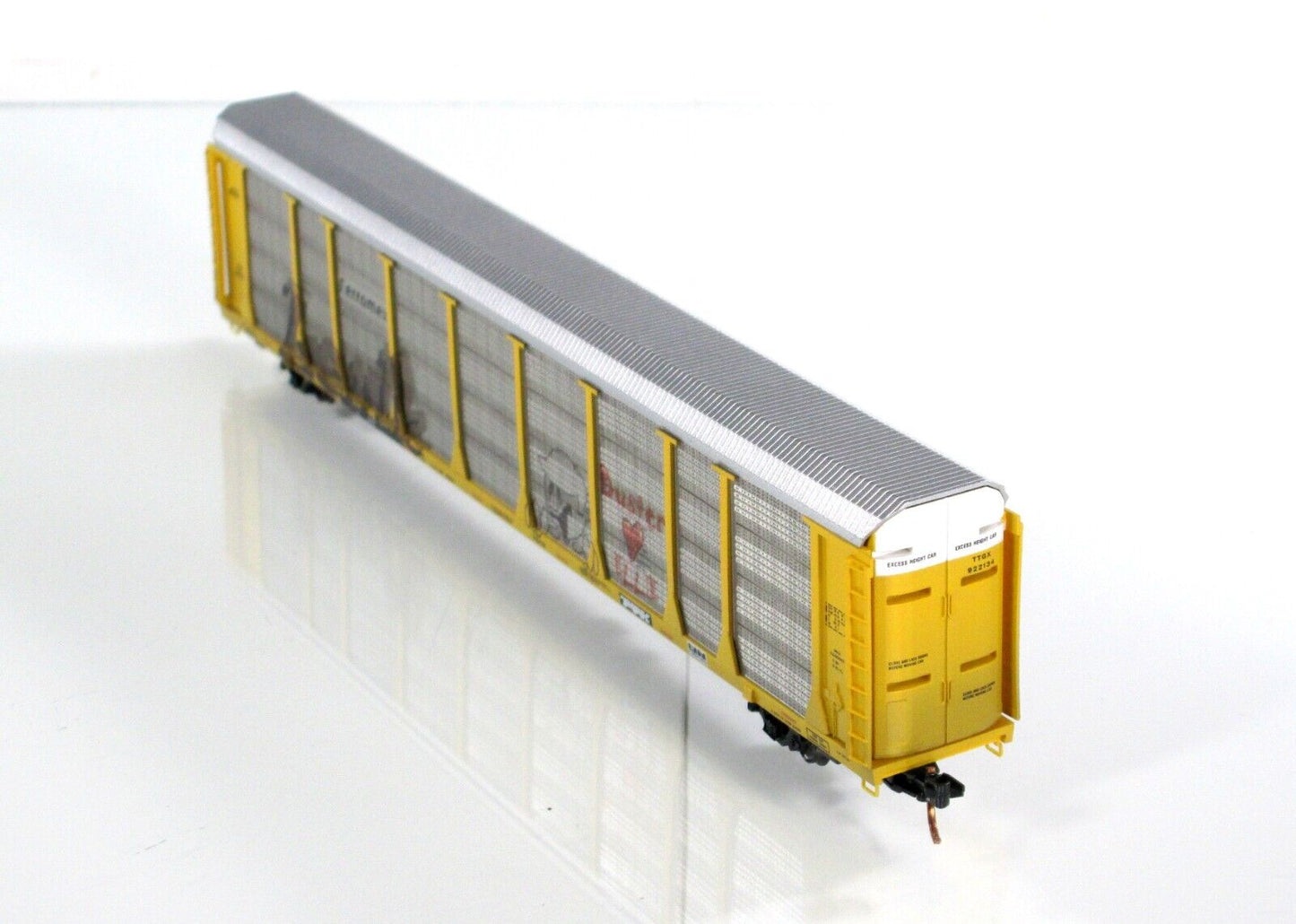 N Scale **FERROMEX / TTX** Weathered & Graffiti Auto Rack -Micro Trains 11144121