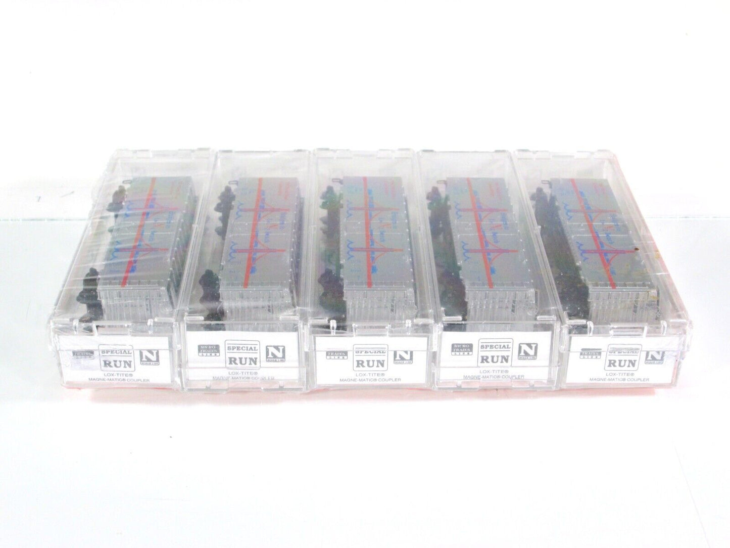 N Scale **BRIDGES To LONG BEACH** 5-Box Car Set -Micro Trains Special Run **RARE