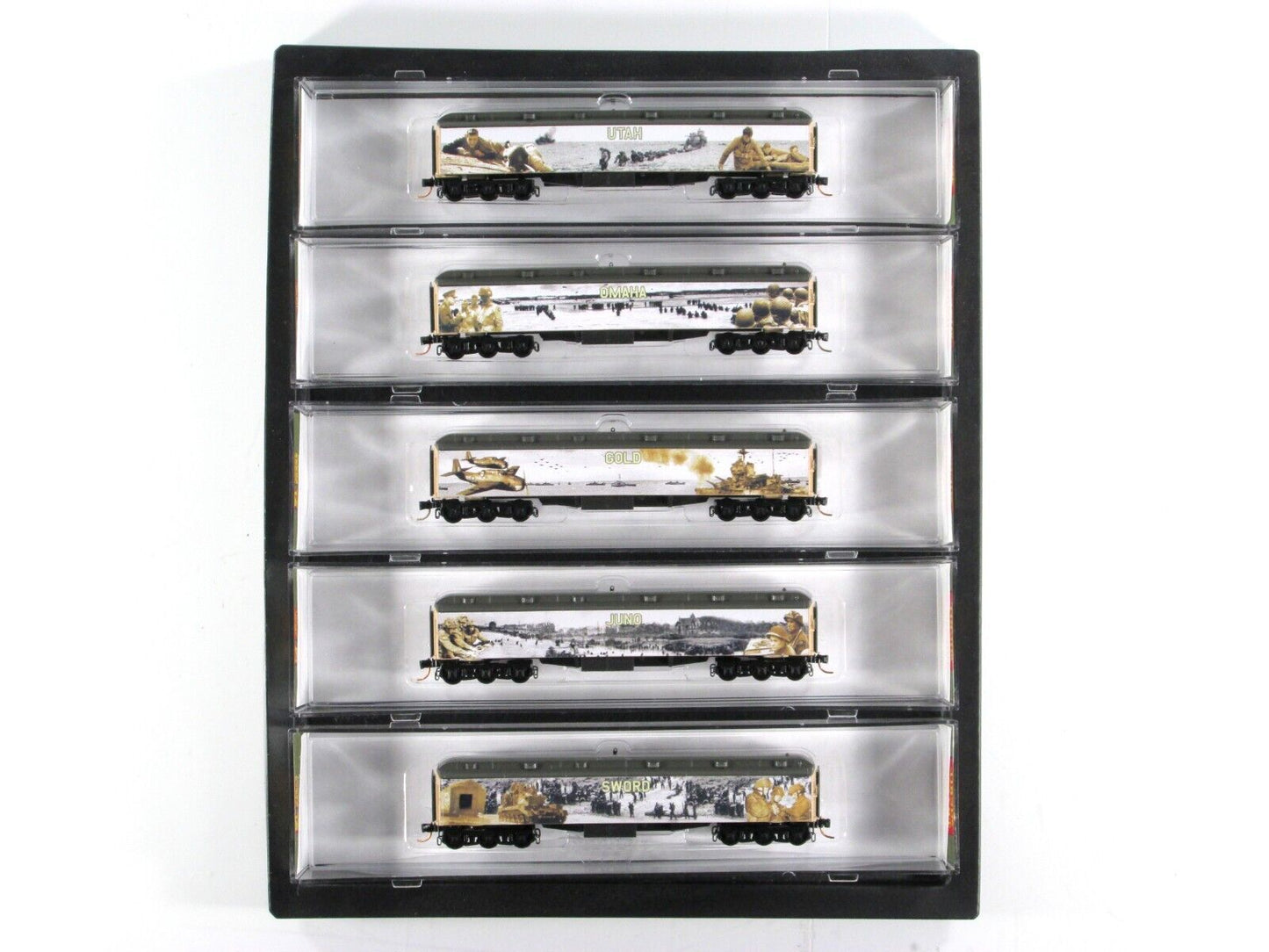 N Scale **WWII D-Day** Normandy Commemorative 5-Car Set - Micro Trains ***RARE**