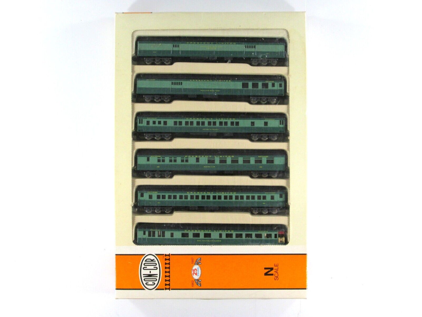 N Scale SOUTHERN RAILWAY Heavyweight Passenger Car 6-Pack Set --- Con-Cor 570008