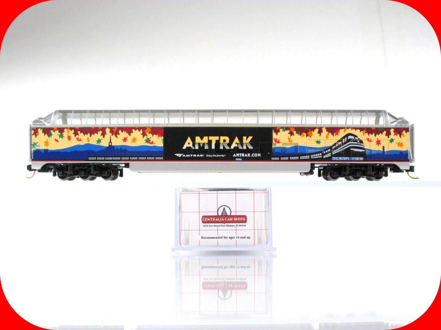 N Scale AMTRAK Superdome Car **OCEAN VIEW** -Intermountain, Centralia CCS7108-01