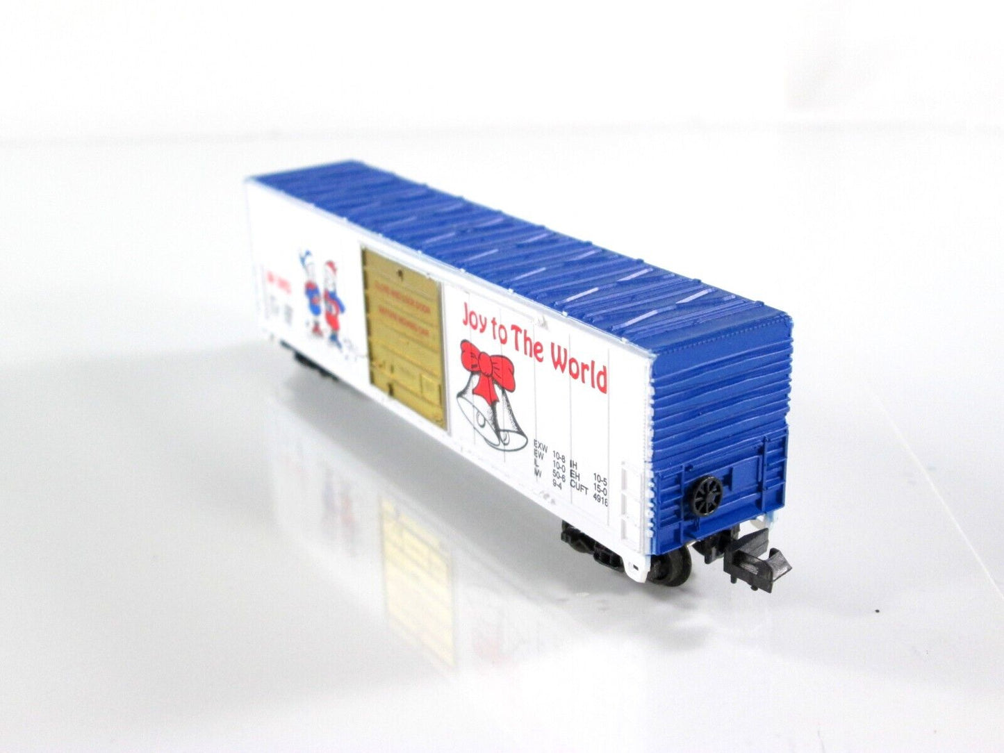 N Scale ****JOY to the WORLD**** CHRISTMAS 50' Box Car - JW 3993 - Bev-Bel 10046
