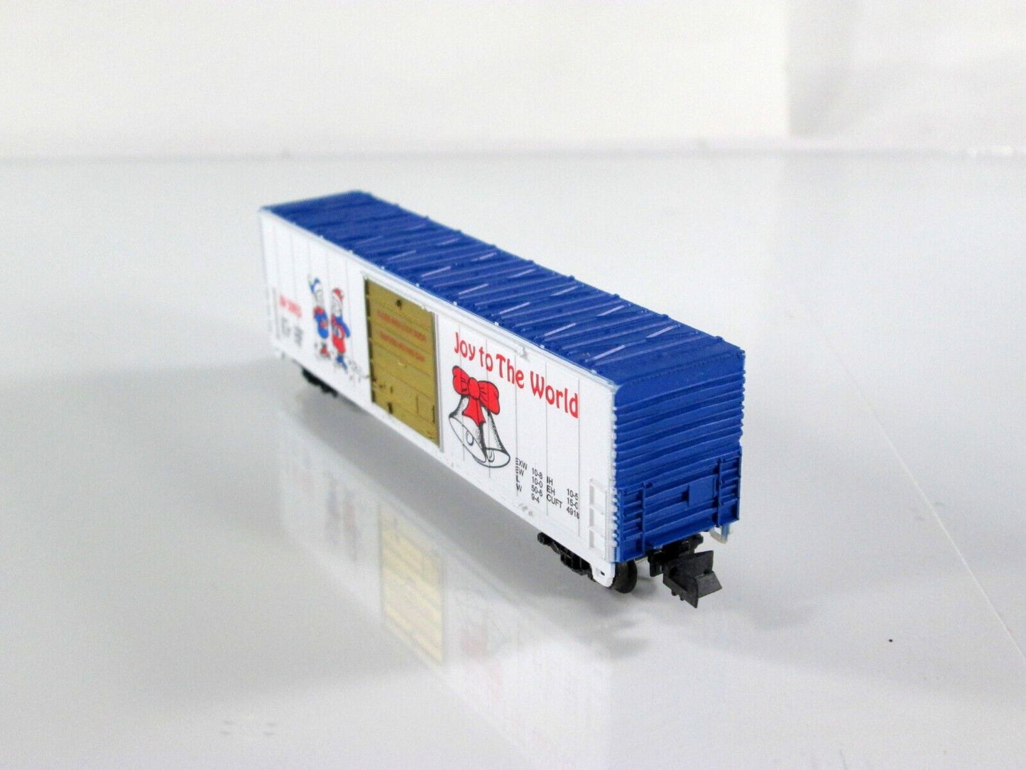 N Scale ****JOY to the WORLD**** CHRISTMAS 50' Box Car - JW 3993 - Bev-Bel 10046
