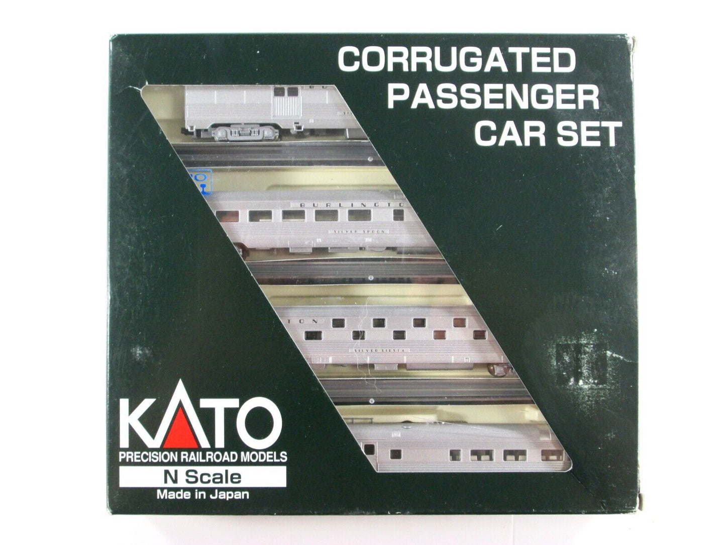 N Scale CHICAGO, BURLINGTON, & QUINCY Passenger Car 4-Pack Set A - Kato 106-1503
