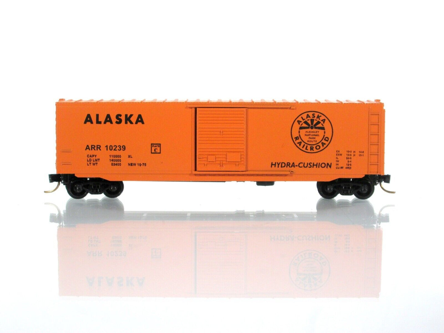N Scale ***ALASKA*** 50' Box Car, ARR #10239 - Premiere Editions 2437F **RARE**