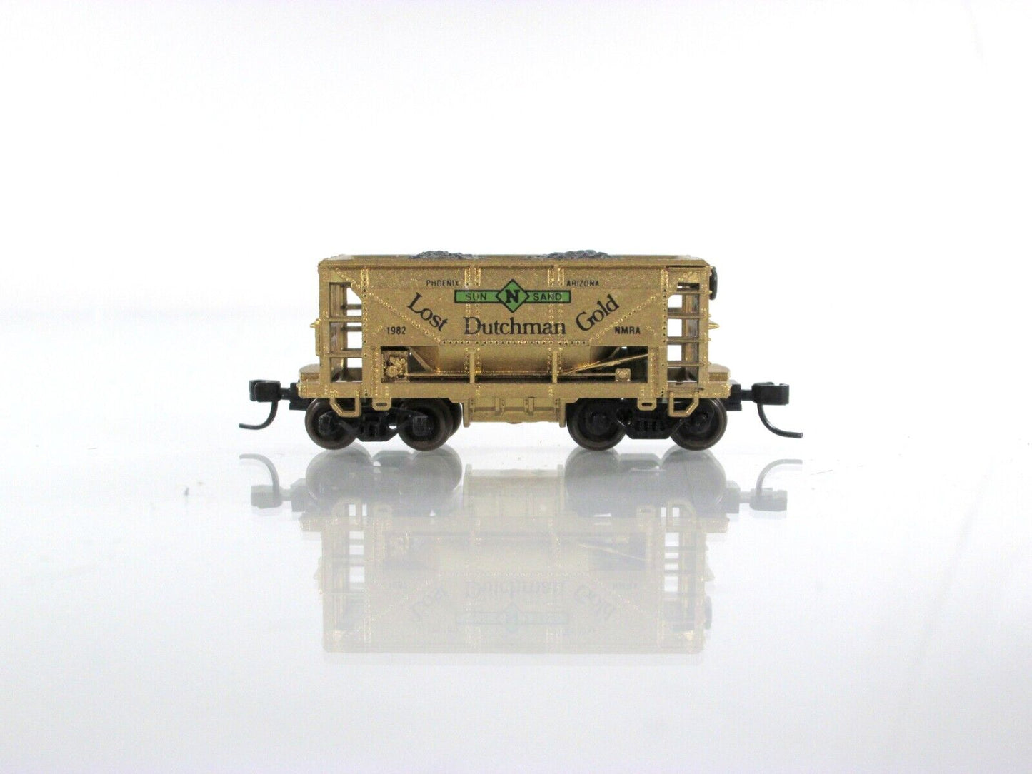 N Scale ***LOST DUTCHMAN GOLD*** Mining Ore Car - Atlas / Sun-N-Sand 1982
