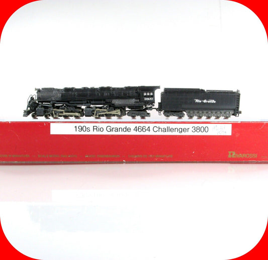 N Scale RIO GRANDE 4-6-6-4 CHALLENGER Locomotive - D&RGW #3800 -- Rivarossi 1598