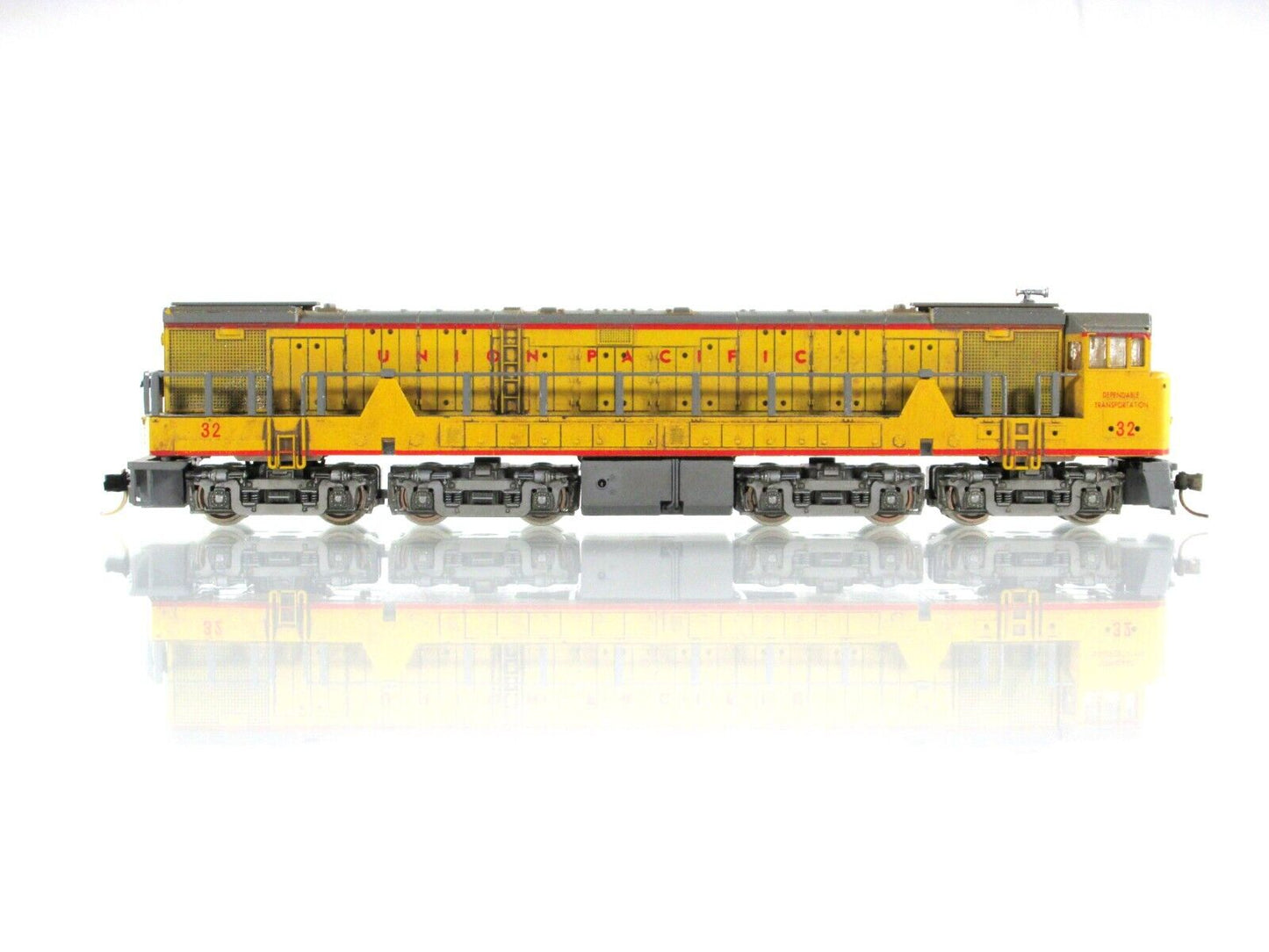 N Scale *UNION PACIFIC U50* Locomotive, Lightly Weathered, UP #32 -Con-Cor 3301A