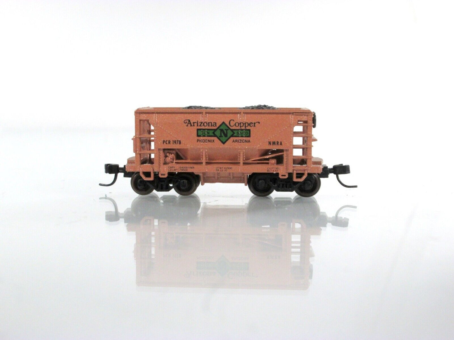 N Scale ***ARIZONA COPPER*** 70-Ton Mining Ore Car ---- Atlas / Sun-N-Sand, 1978