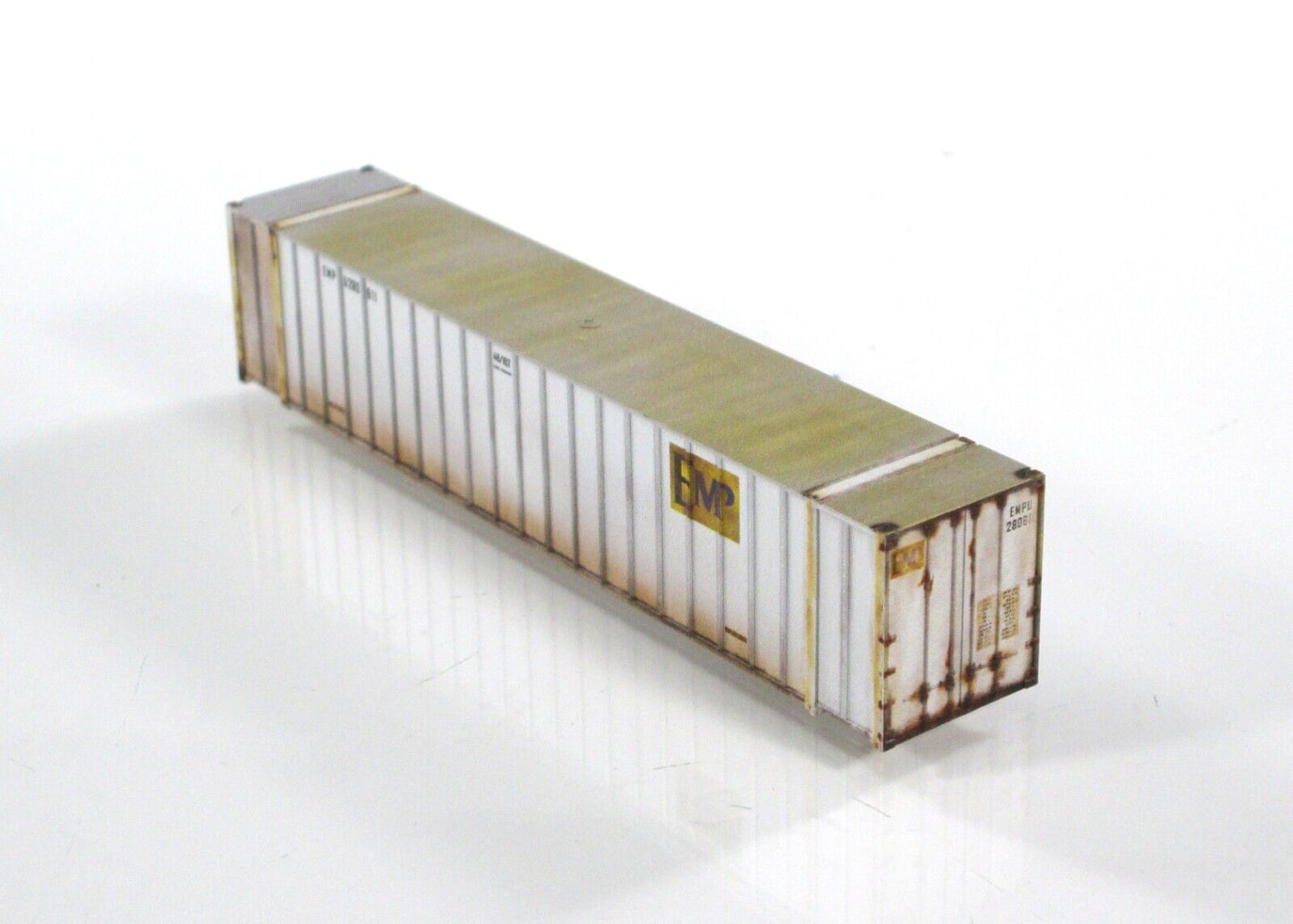 N Scale ***EMP*** Weathered 48' Container, EMPU 280611 --- Micro Trains 46844030