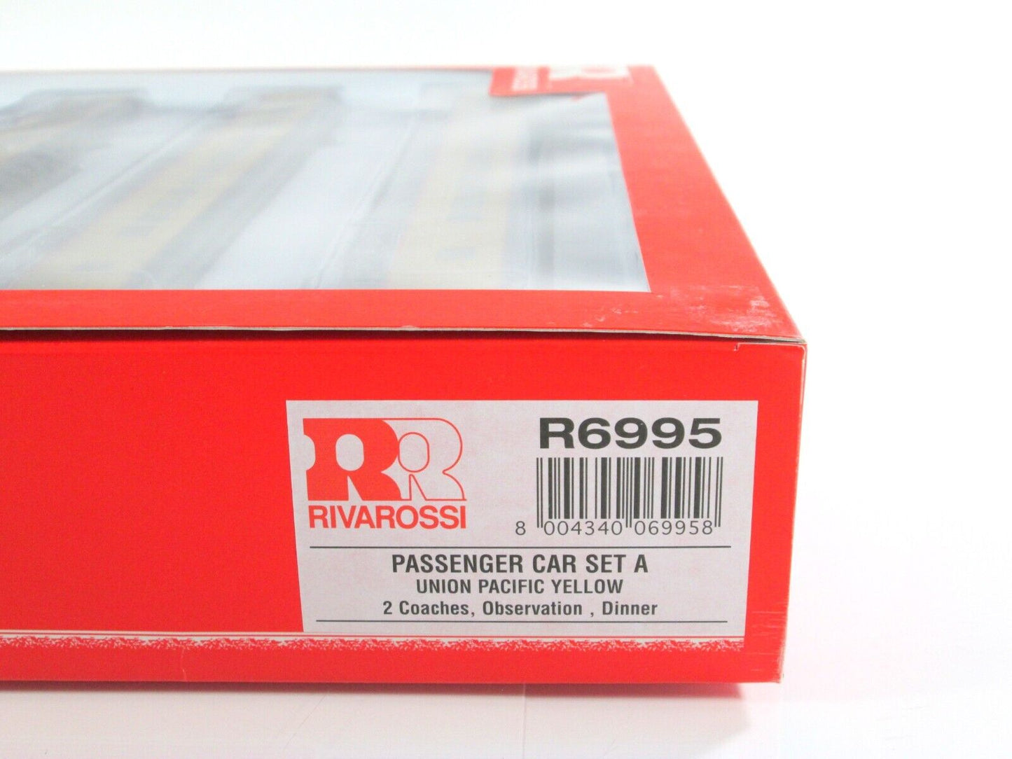 HO Scale UNION PACIFIC Lightweight Passenger Set A -Rivarossi R6995 -Knuckle Cpl