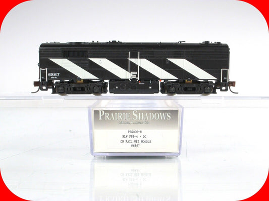N Scale **CN** FPB-4 Locomotive #6867 - Rapido / PRAIRIE SHADOWS, DCC Rdy **RARE