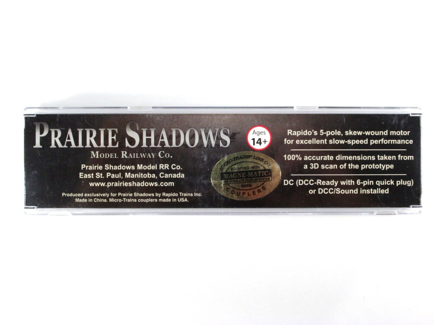 N Scale **CN** FPB-4 Locomotive #6867 - Rapido / PRAIRIE SHADOWS, DCC Rdy **RARE
