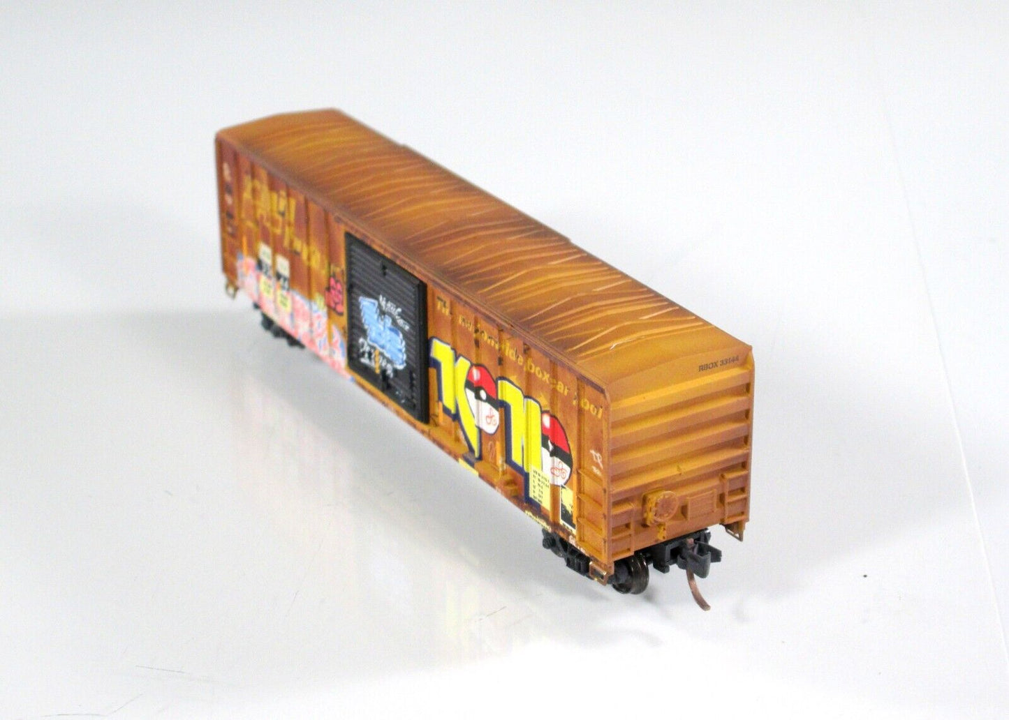 N Scale **RAILBOX GRAFFITI** Box Car #33144 - Micro Trains NSE MTL 16-211 *RARE*