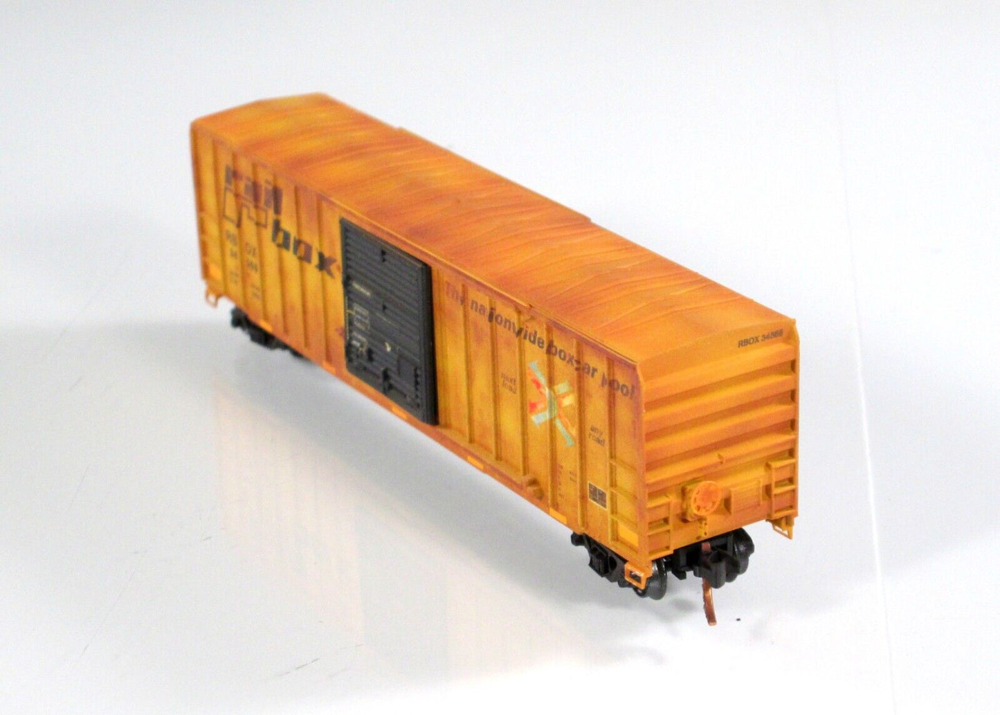 N Scale **RAILBOX GRAFFITI** Box Car #34568 - Micro Trains NSE MTL 17-68 *RARE*