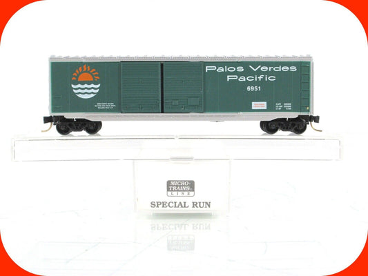 N Scale ***PALOS VERDES PACIFIC*** 50' Box Car #6951 - Micro Trains Special RARE