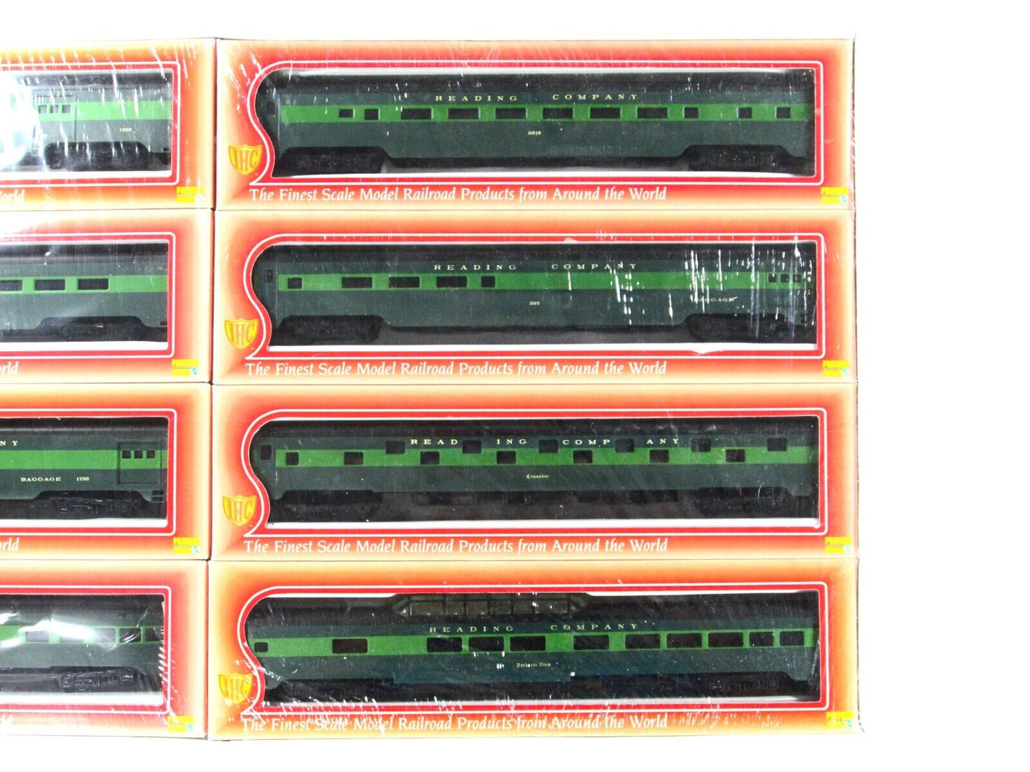 HO Scale ***READING*** Lightweight Passenger Car 8-Pack Set - IHC 48228