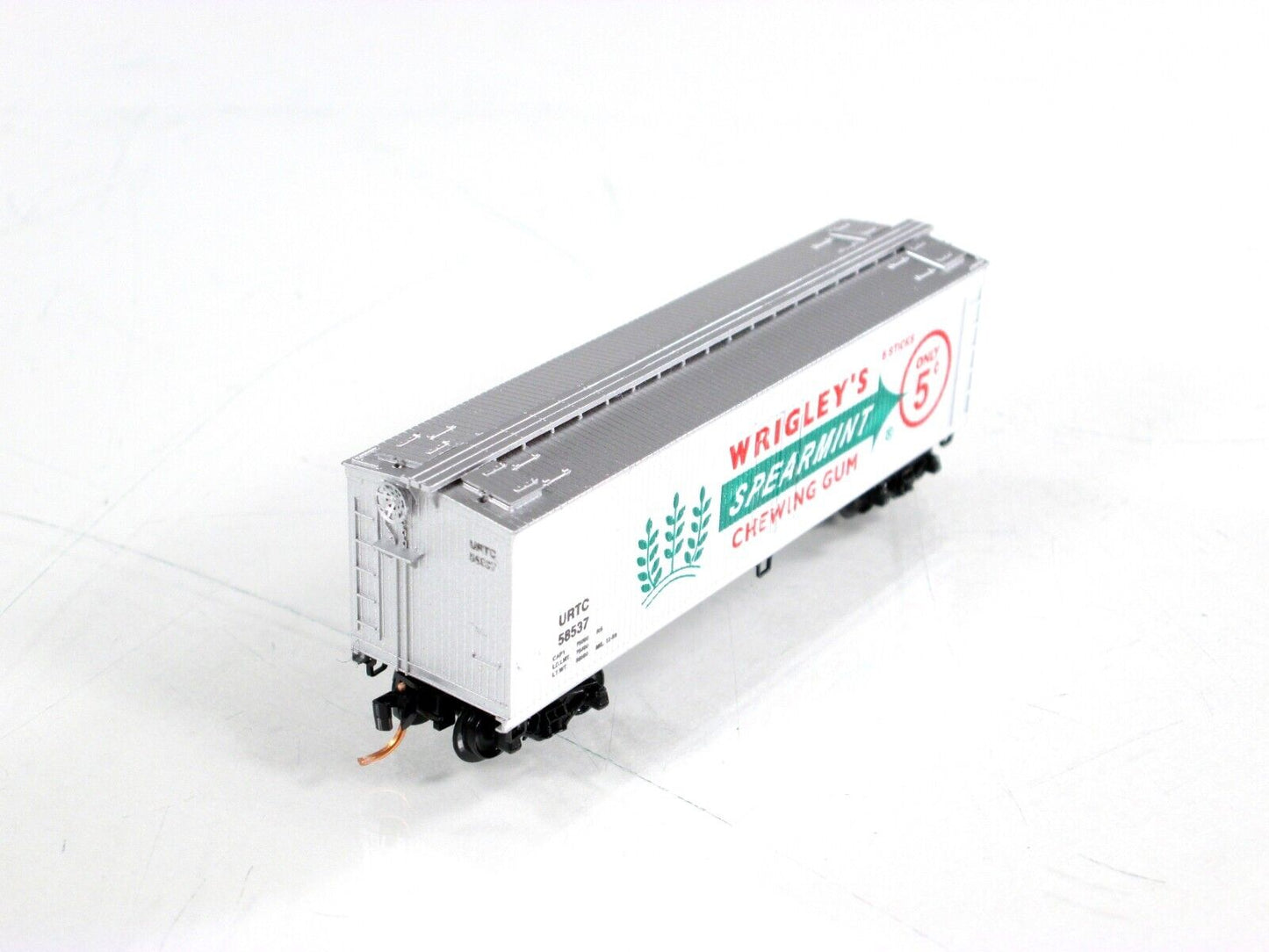 N Scale ***WRIGLEY'S SPEARMINT GUM*** Wood Reefer - Premiere Editions, MTL *RARE