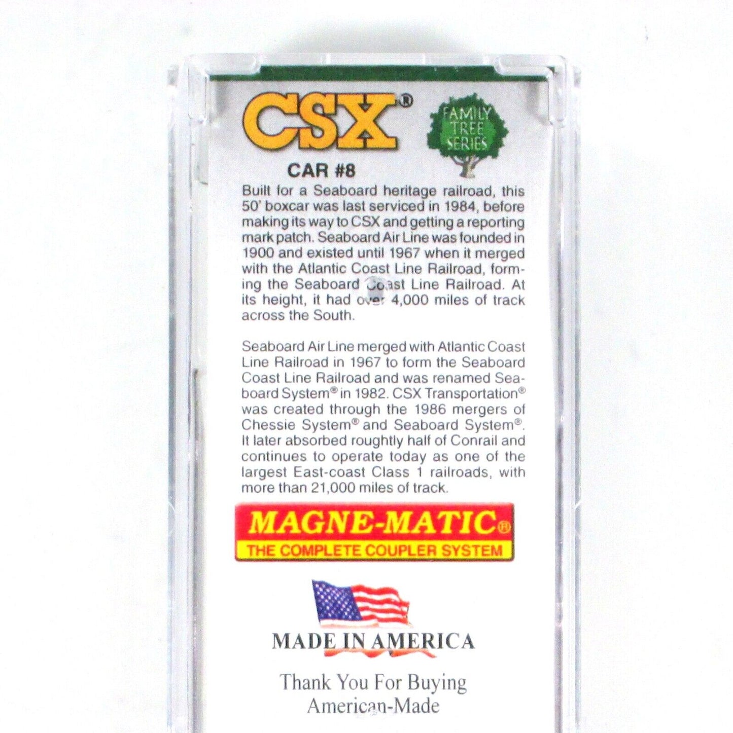 N Scale **CSX ex-SEABOARD** Weathered Box Car CSXT 120067 -Micro Trains 18044330
