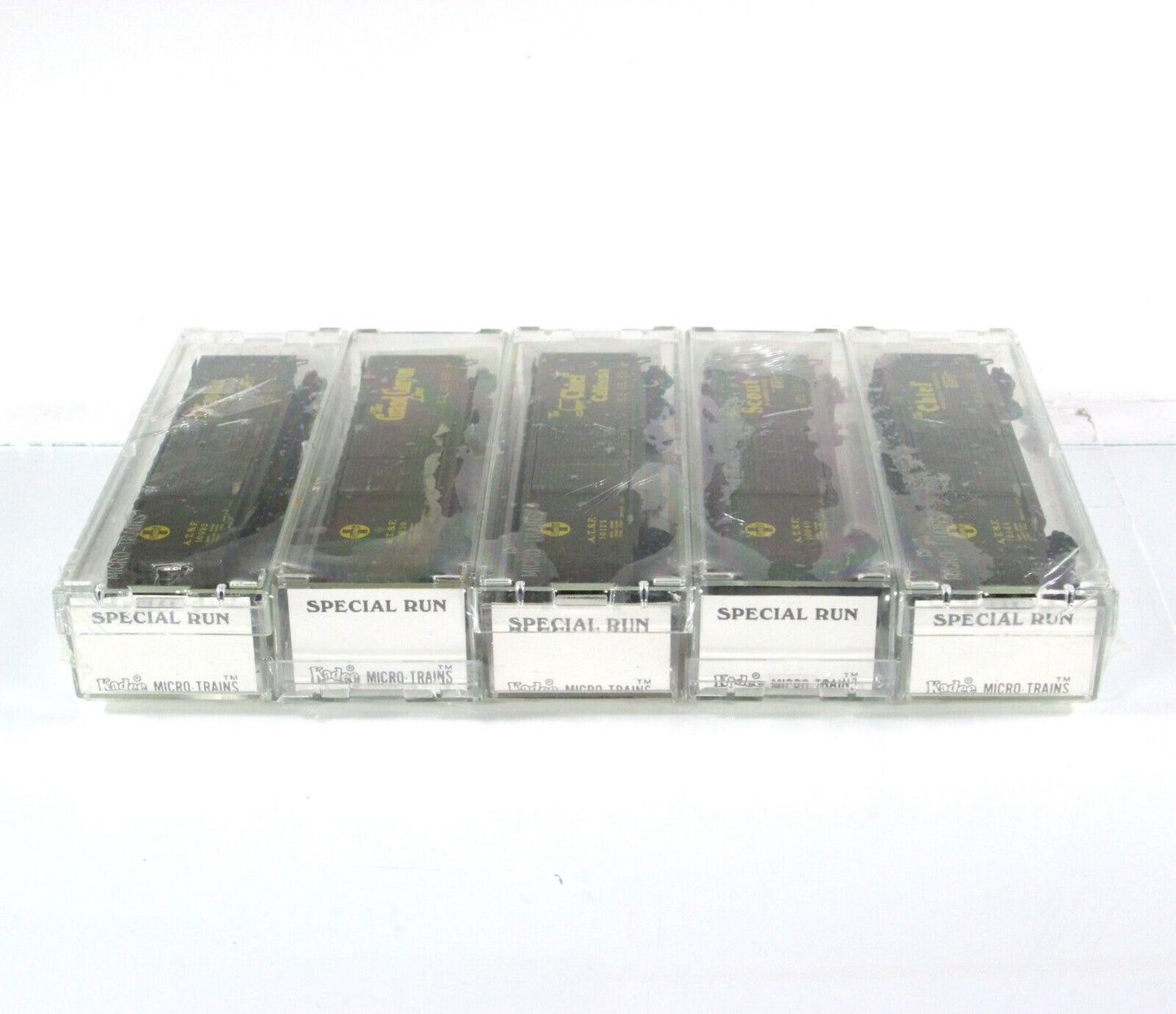 N Scale **SANTA FE** 50' Box Car 5-Pack - Kadee Micro Trains Special Run **RARE*