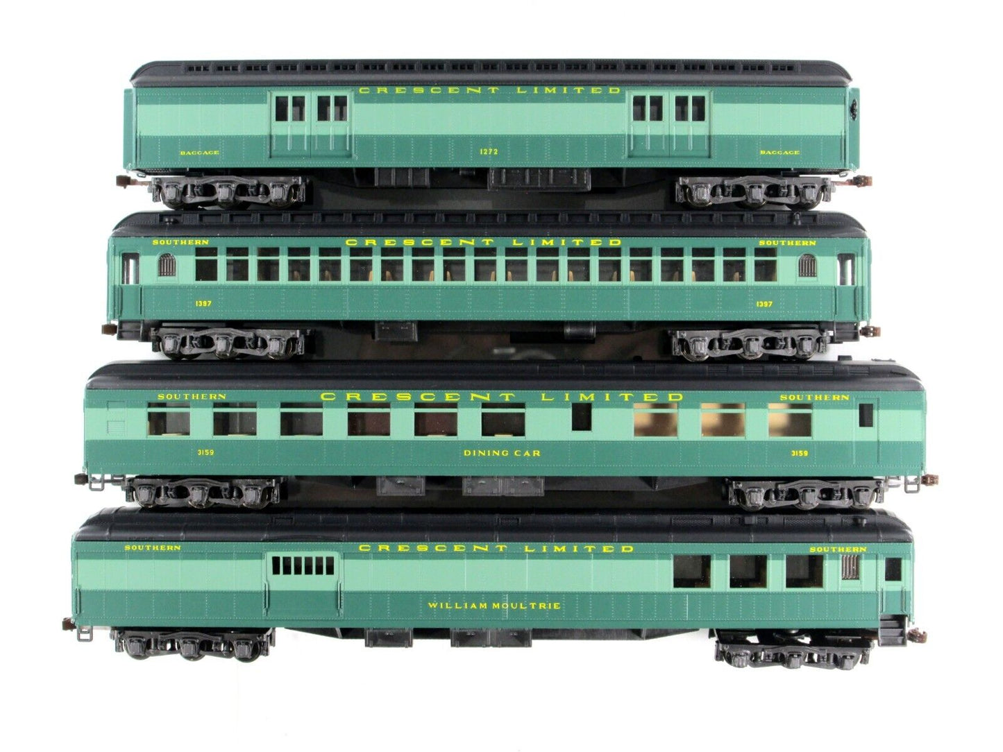 HO Scale *SOUTHERN CRESCENT* 1920s Passenger Set A - Rivarossi 6902, Knuckle Cpl