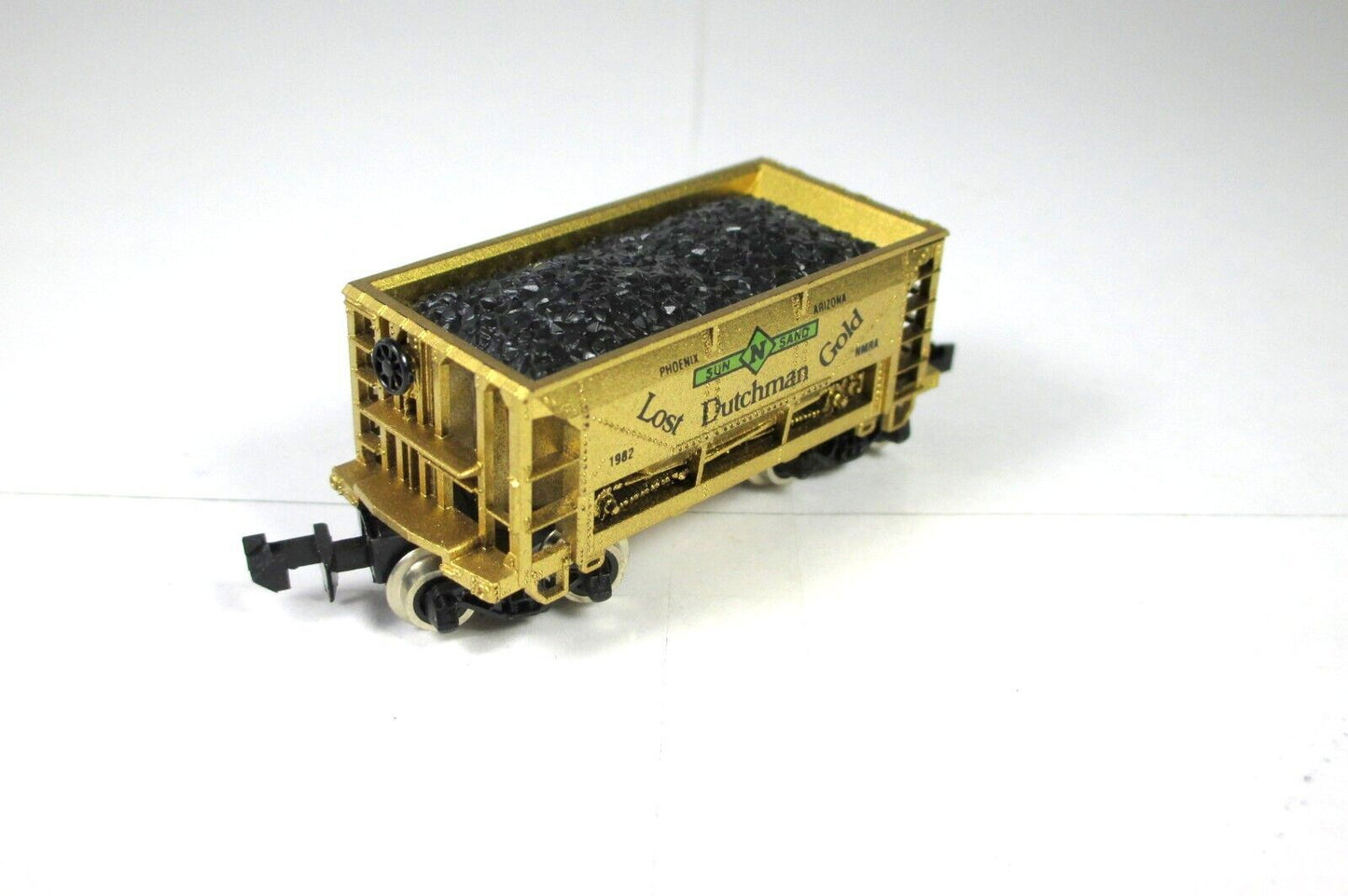 N Scale ***LOST DUTCHMAN GOLD** Mining Ore Car #1982 - Atlas, Sun-N-Sand Special