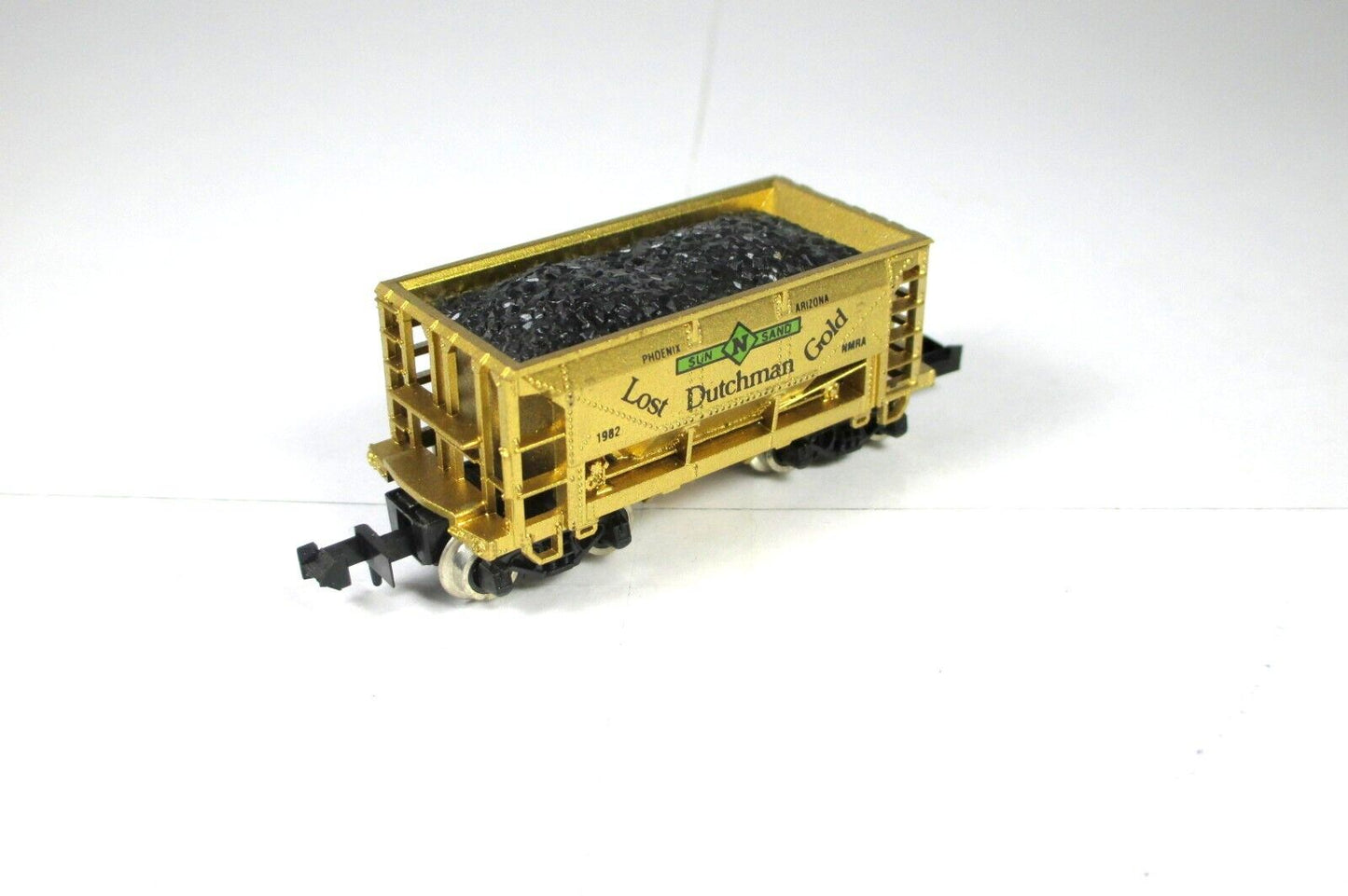 N Scale ***LOST DUTCHMAN GOLD** Mining Ore Car #1982 - Atlas, Sun-N-Sand Special
