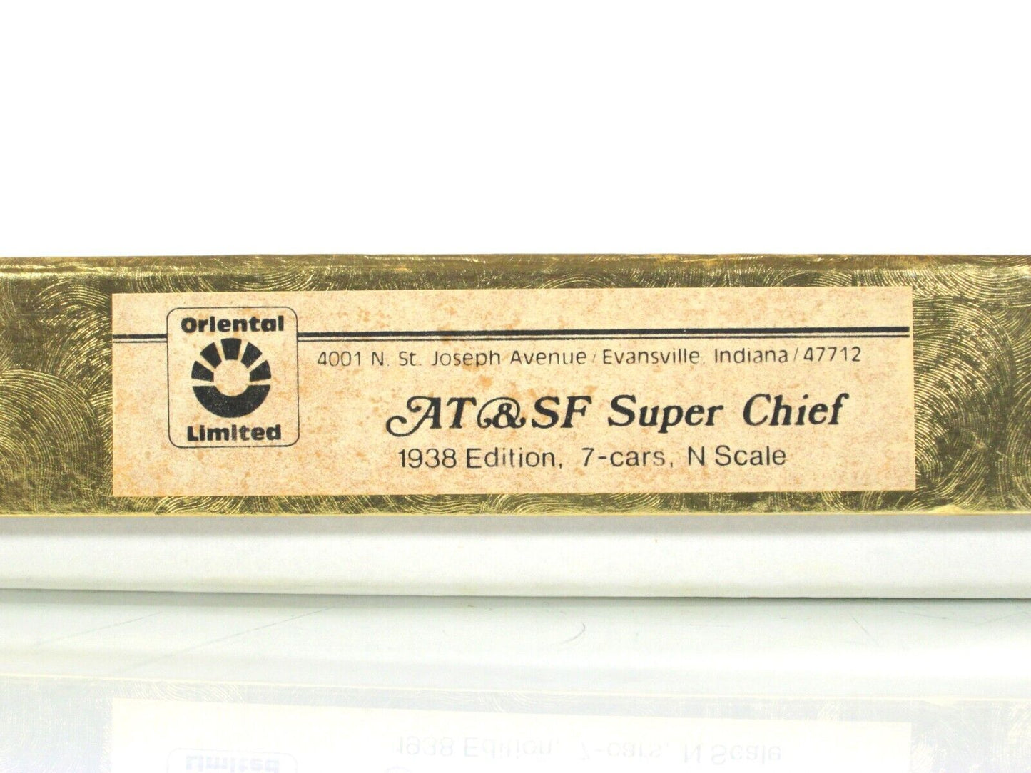 N Scale BRASS ***SANTA FE SUPER CHIEF*** 1938 Ed. Passenger 7-Car Set - ORIENTAL