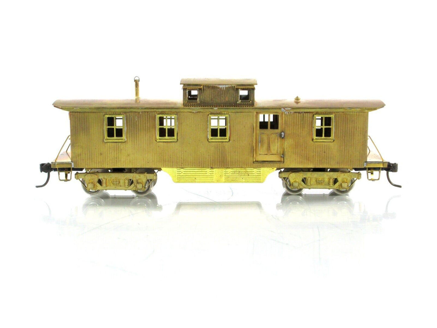 HO Scale BRASS ***PENNSYLVANIA*** MoW Tool Car / Steel Caboose - Westside Models
