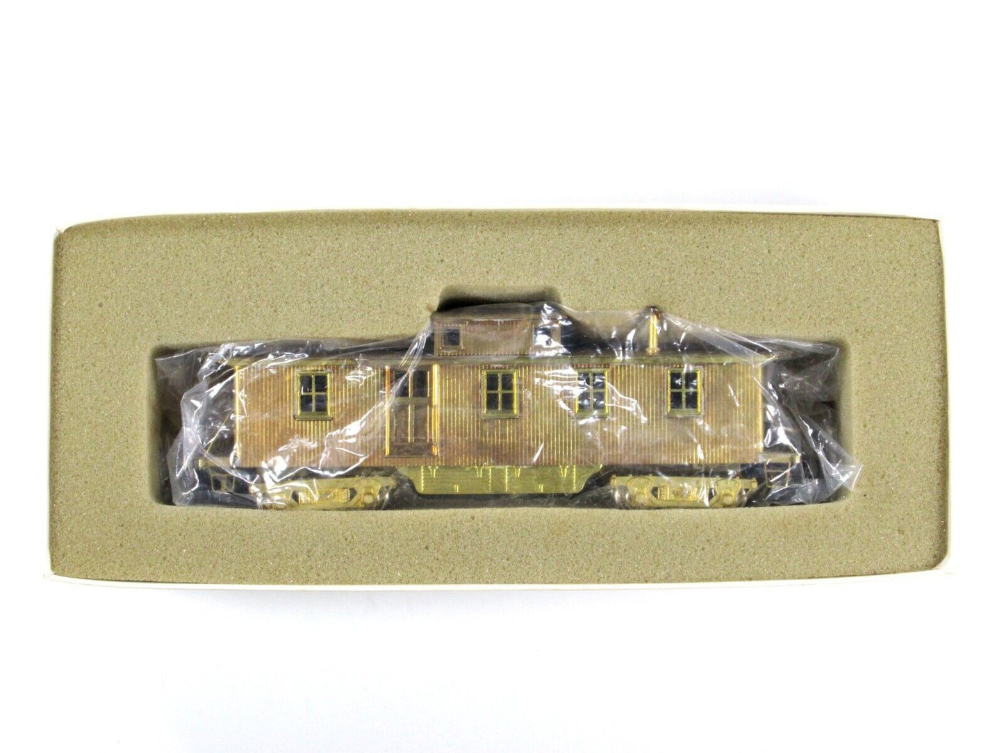 HO Scale BRASS ***PENNSYLVANIA*** MoW Tool Car / Steel Caboose - Westside Models