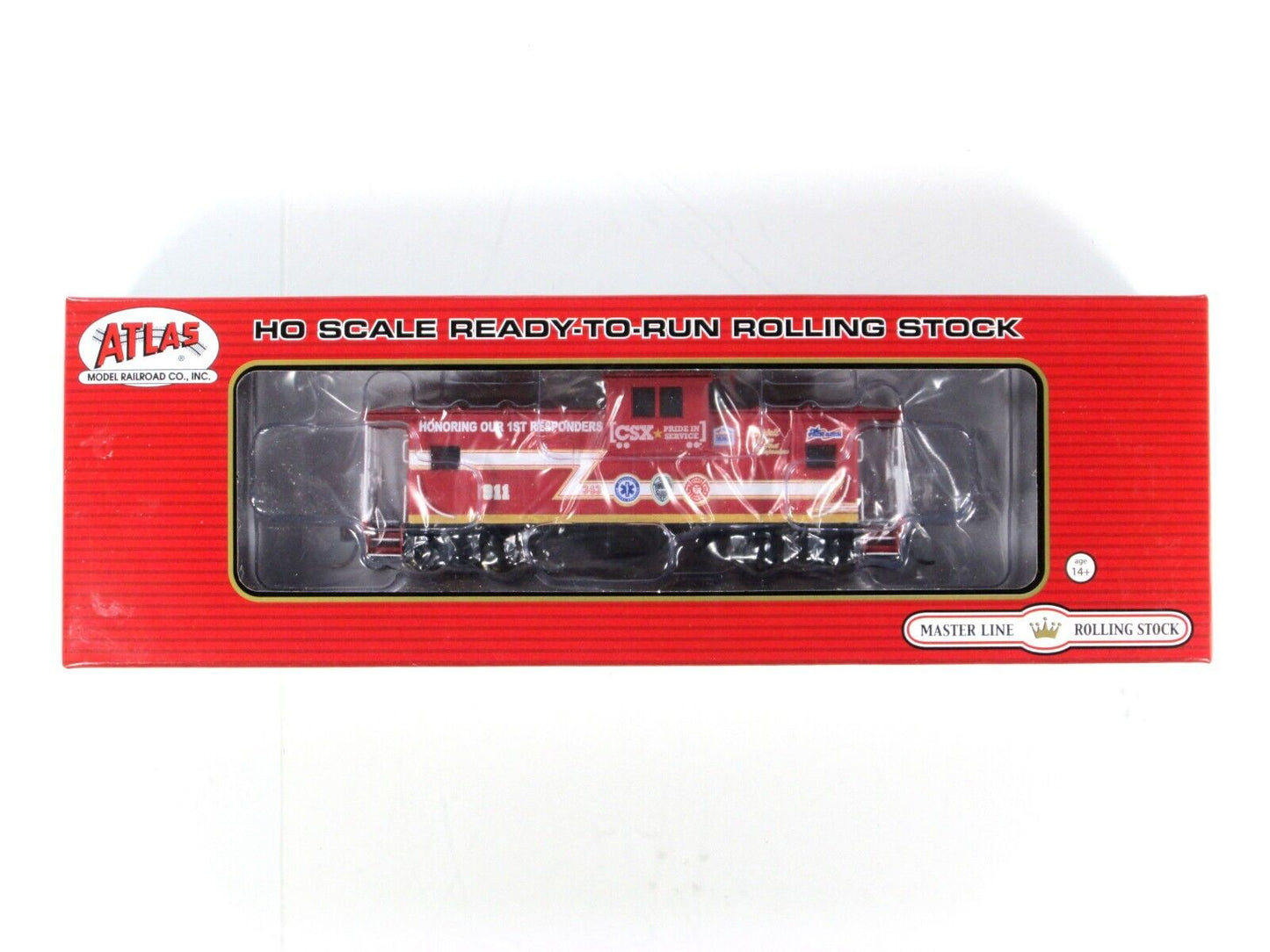 HO Scale **HONORING 1ST RESPONDERS** Caboose CSX 911 - Atlas Master TWTL04 *RARE