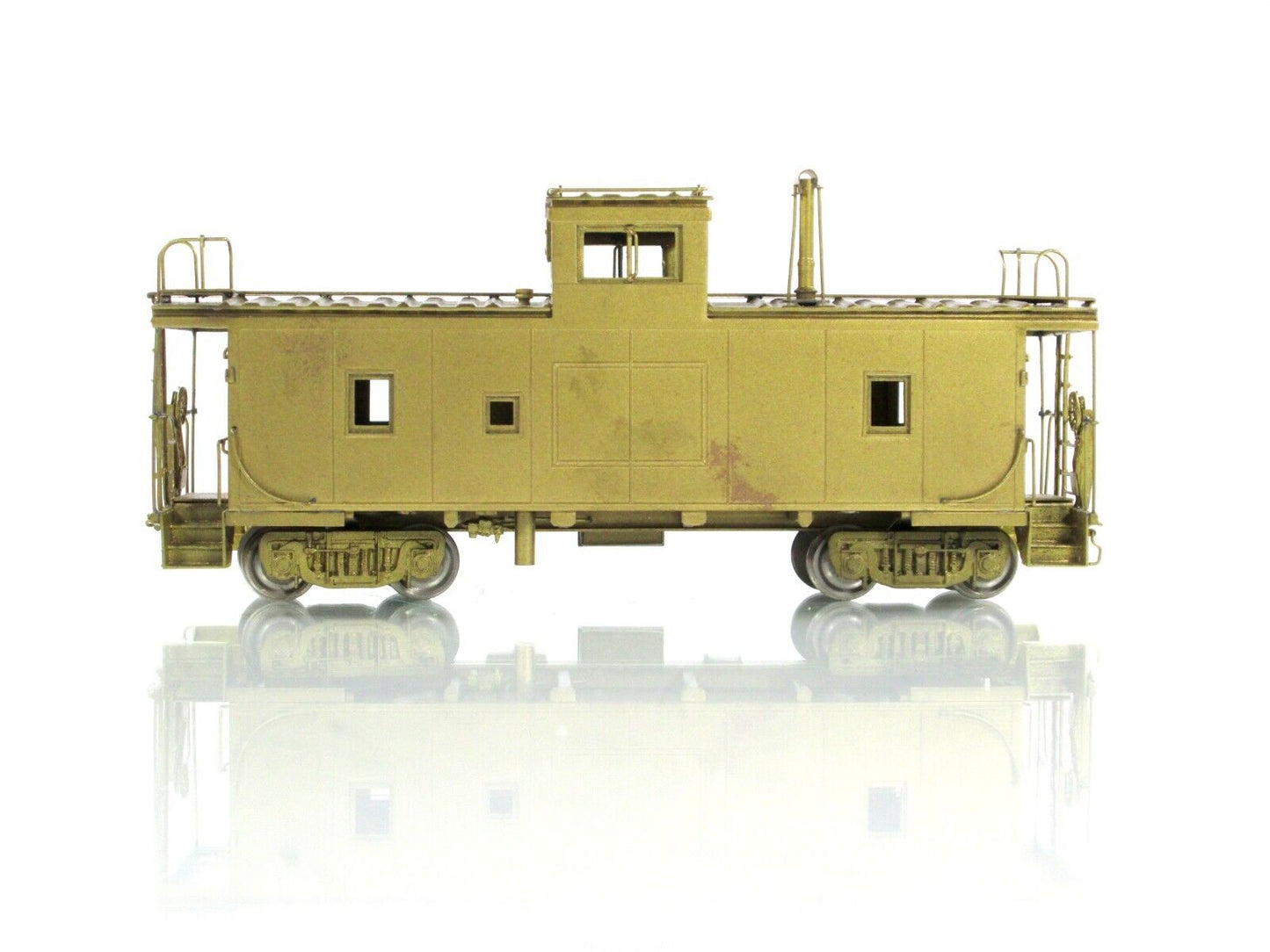 HO Scale BRASS **UNION PACIFIC** CA-9 Caboose w/ Sign Board -- Nickel Plate Prod