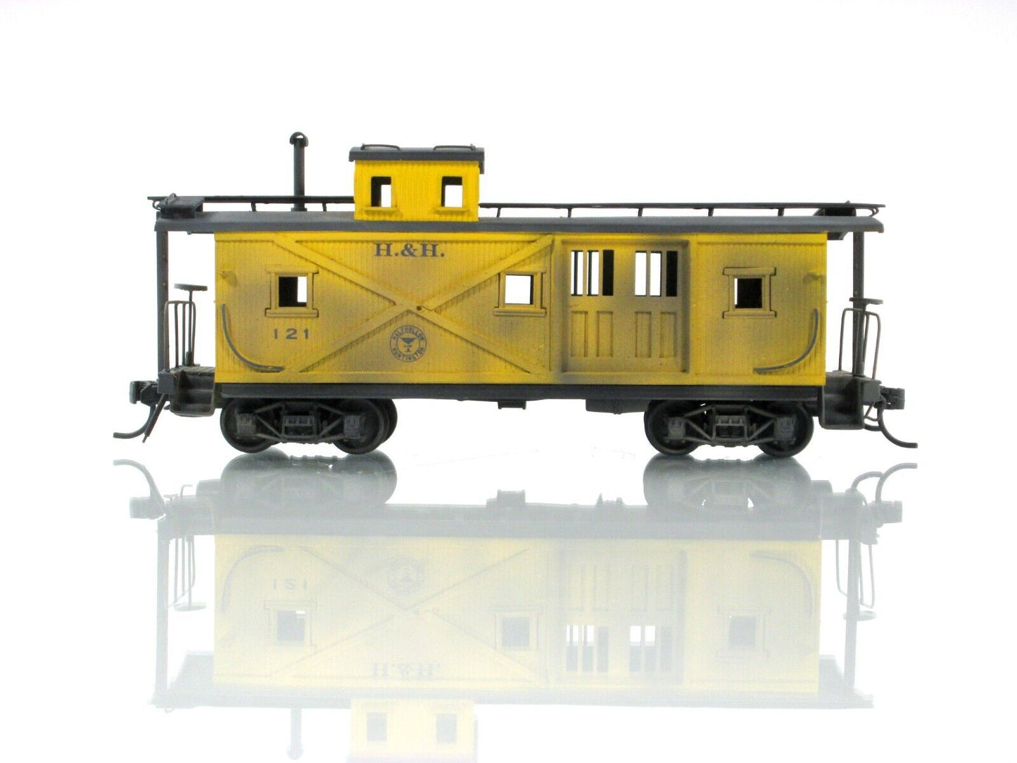 HO Scale BRASS ***Halfhollow & Huntington*** Caboose - Pacific Fast Mail ***RARE