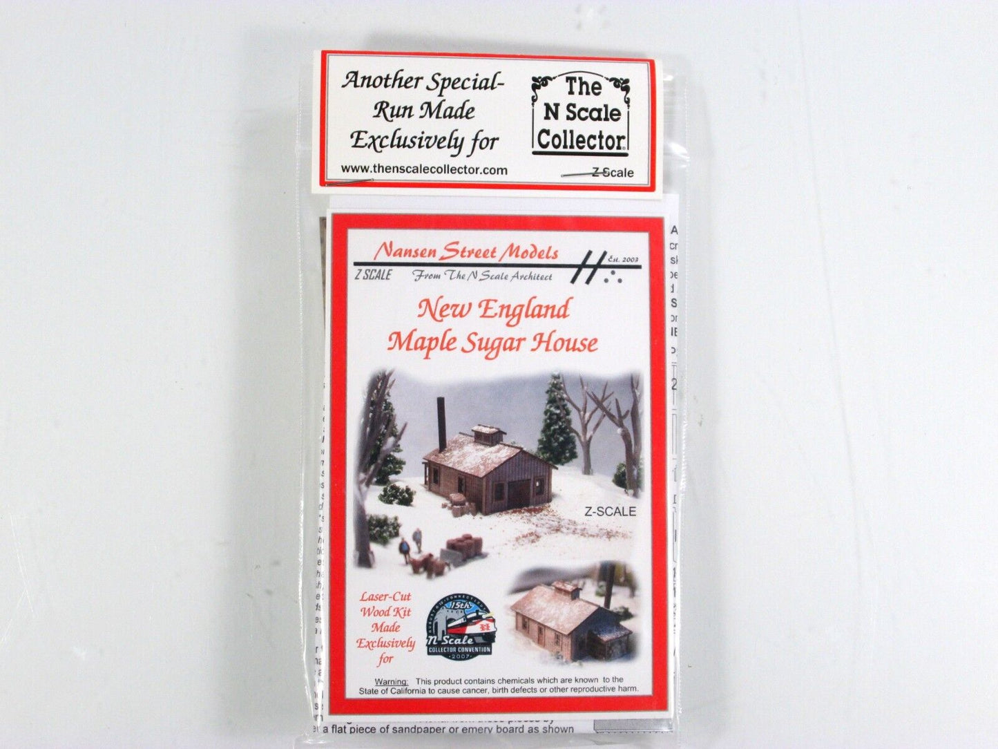 Z Scale ***NEW ENGLAND MAPLE SYRUP*** Reefer, Building Set -Micro Trains Special
