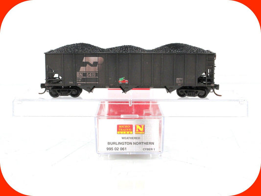 N Scale ***BN*** Christmas Tree Coal Hopper -- Micro Trains 99502061 **VERY RARE