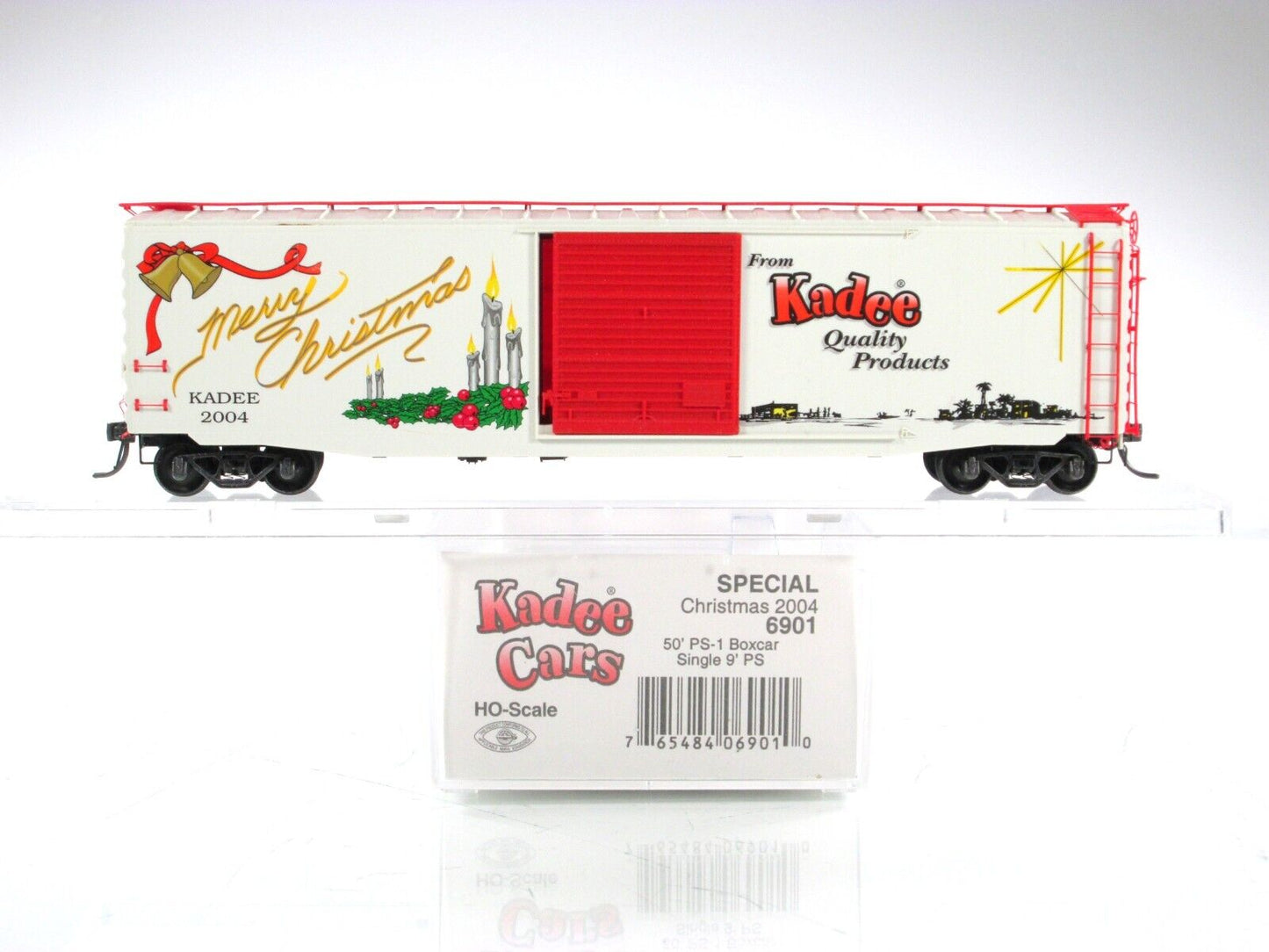 HO Scale ***MERRY CHRISTMAS*** 50' Box Car 2004 - Kadee Special Ltd 6901, SN 344
