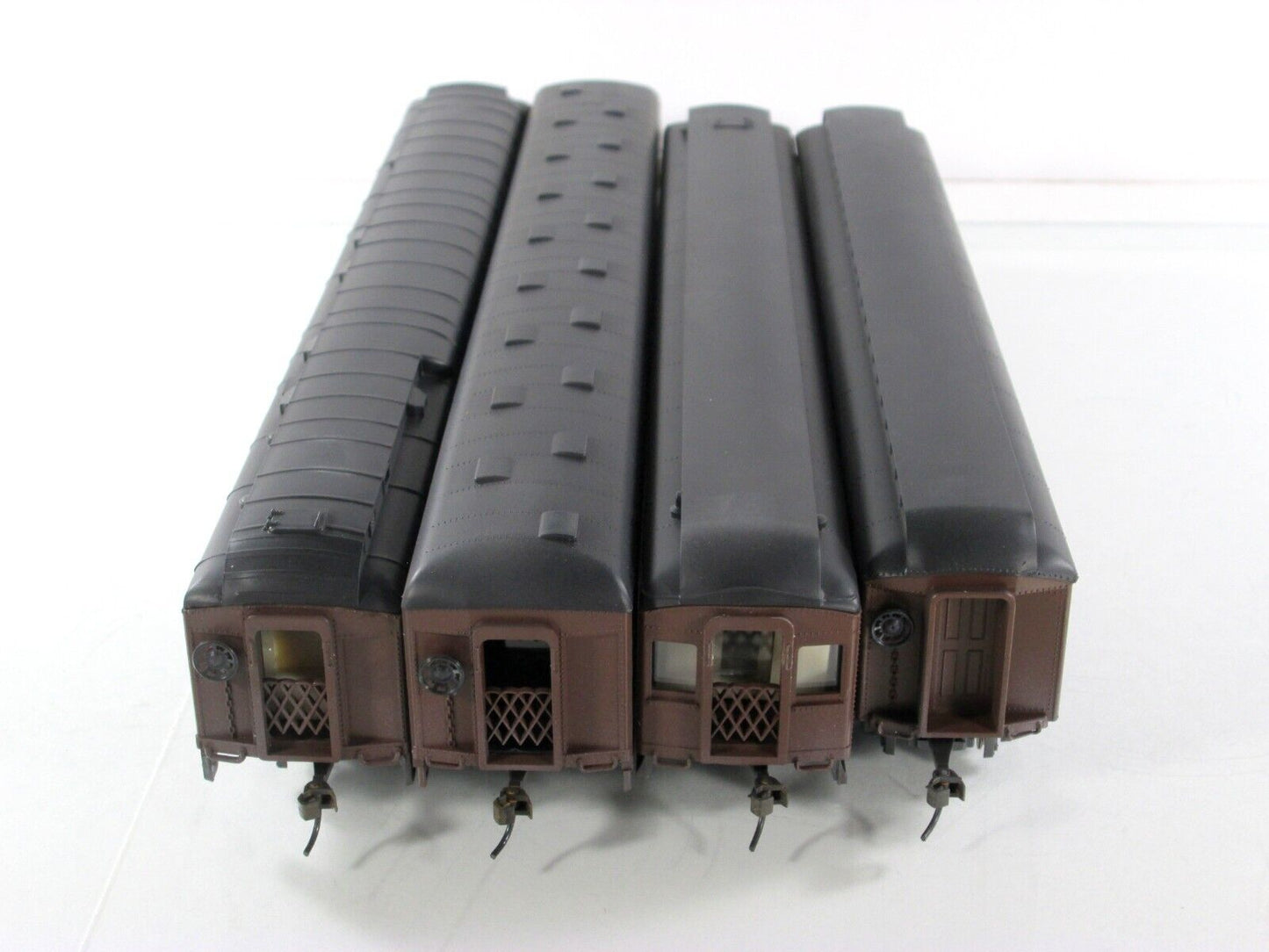 HO Scale **PRR** 1920s Weathered Passenger Set B - Rivarossi 6917, Knuckle Cplrs