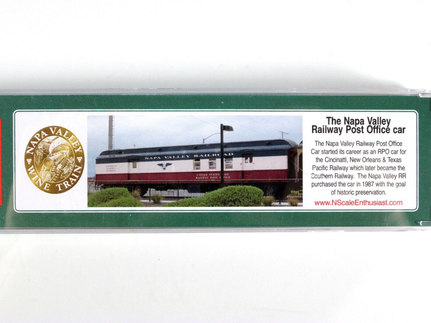 N Scale ***NAPA VALLEY*** Railway Post Office Car - Micro Trains Special ***RARE