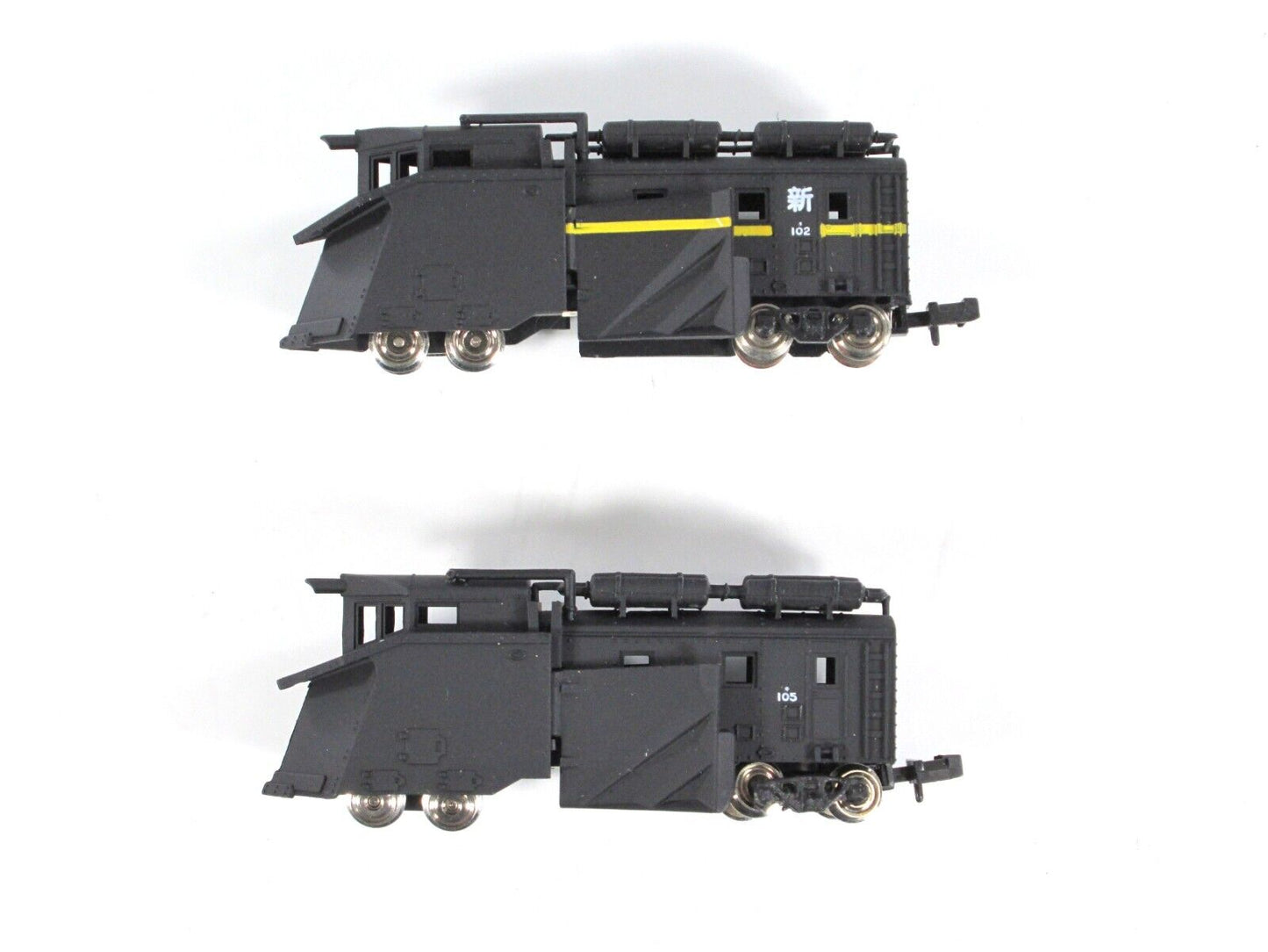 N Scale ***JAPANESE NATIONAL RAILWAY*** Snow Plow Set #102, 105 -  TOMIX / KAWAI