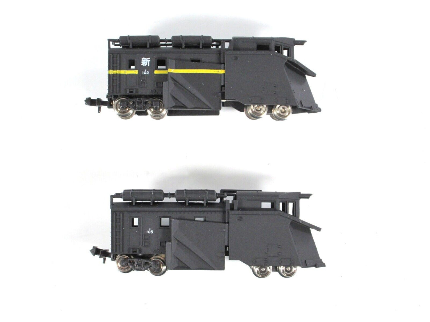 N Scale ***JAPANESE NATIONAL RAILWAY*** Snow Plow Set #102, 105 -  TOMIX / KAWAI