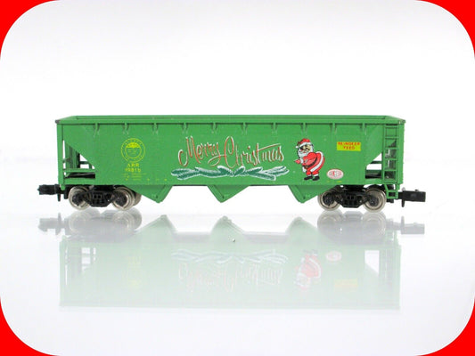 N Scale **MERRY CHRISTMAS** Santa's 3-Bay Open Hopper, ARR 1981 -Con-Cor **RARE*