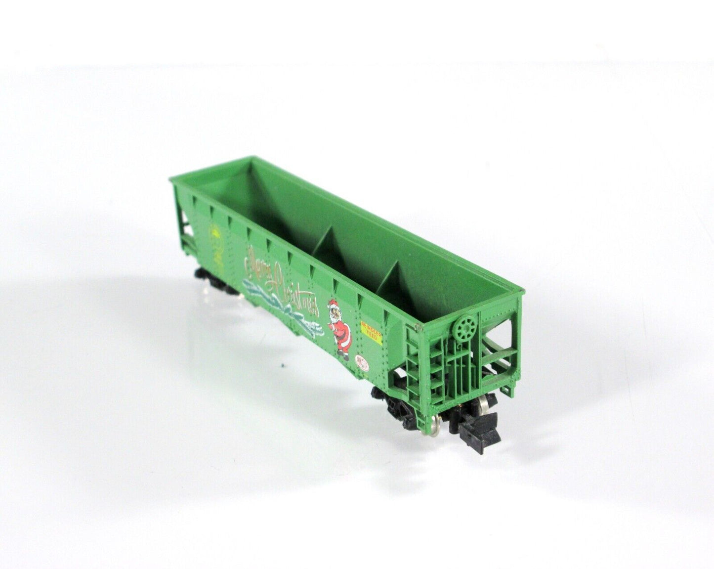 N Scale **MERRY CHRISTMAS** Santa's 3-Bay Open Hopper, ARR 1981 -Con-Cor **RARE*