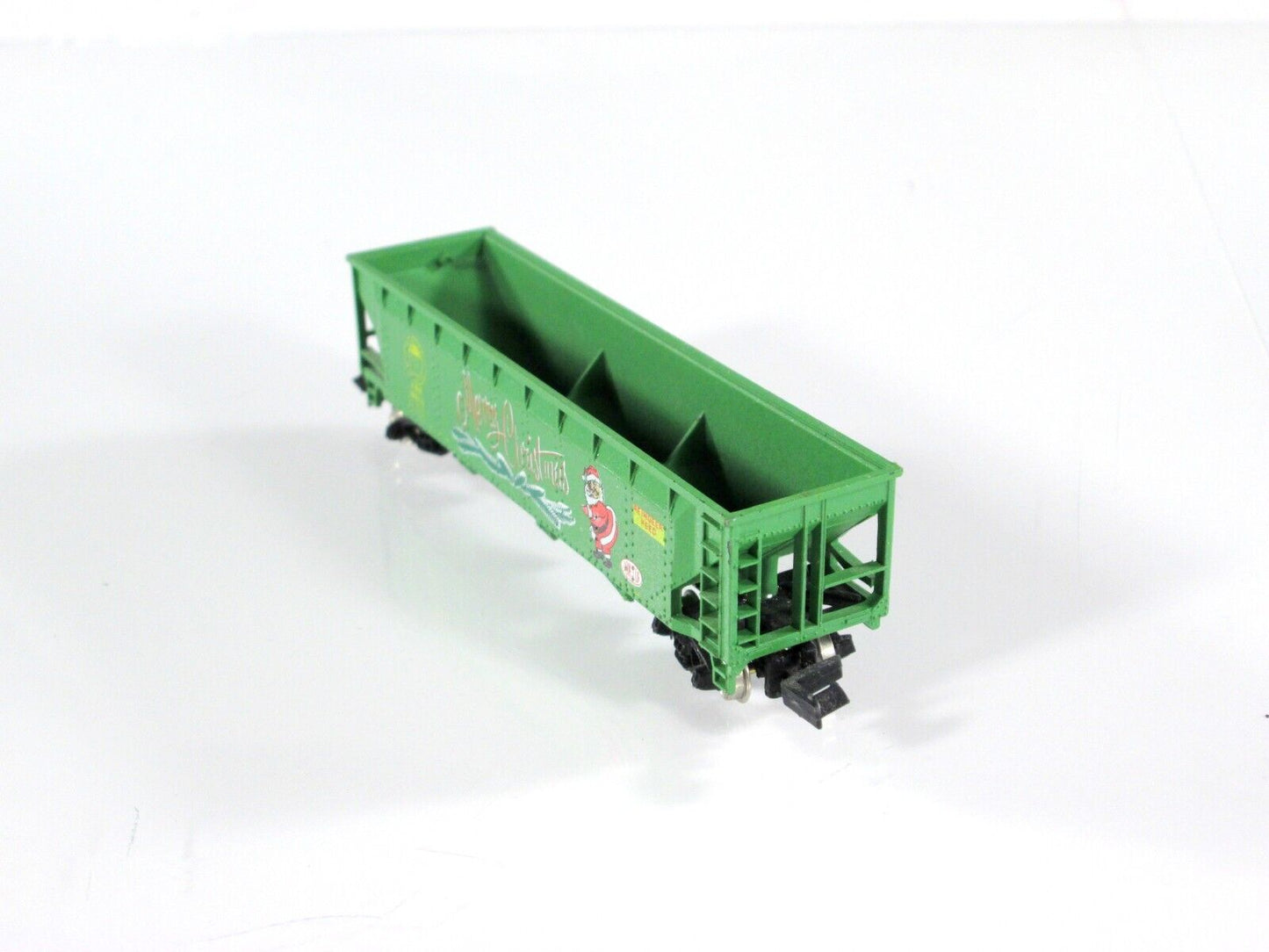 N Scale **MERRY CHRISTMAS** Santa's 3-Bay Open Hopper, ARR 1981 -Con-Cor **RARE*