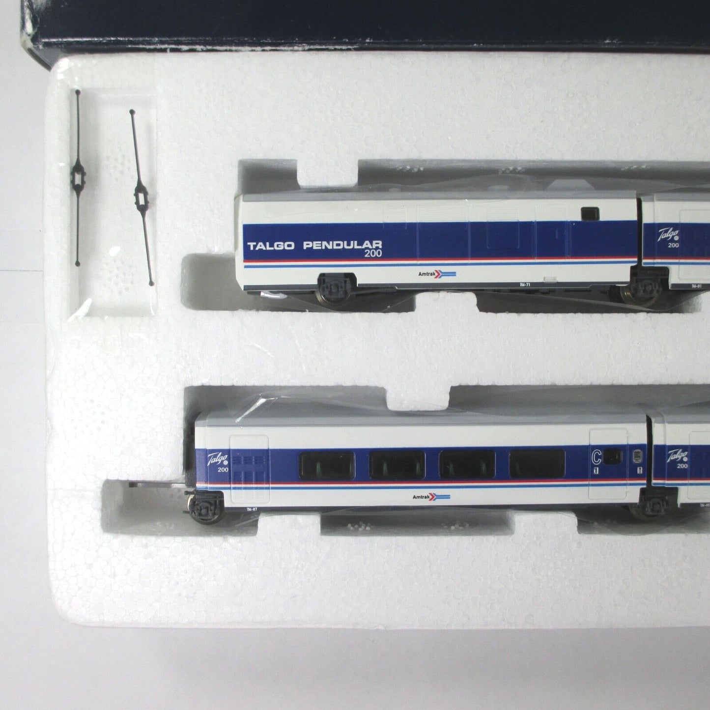 N Scale ***AMTRAK TALGO PENDULAR*** 200 Passenger 6-Car Set - Electrotren 7251 K
