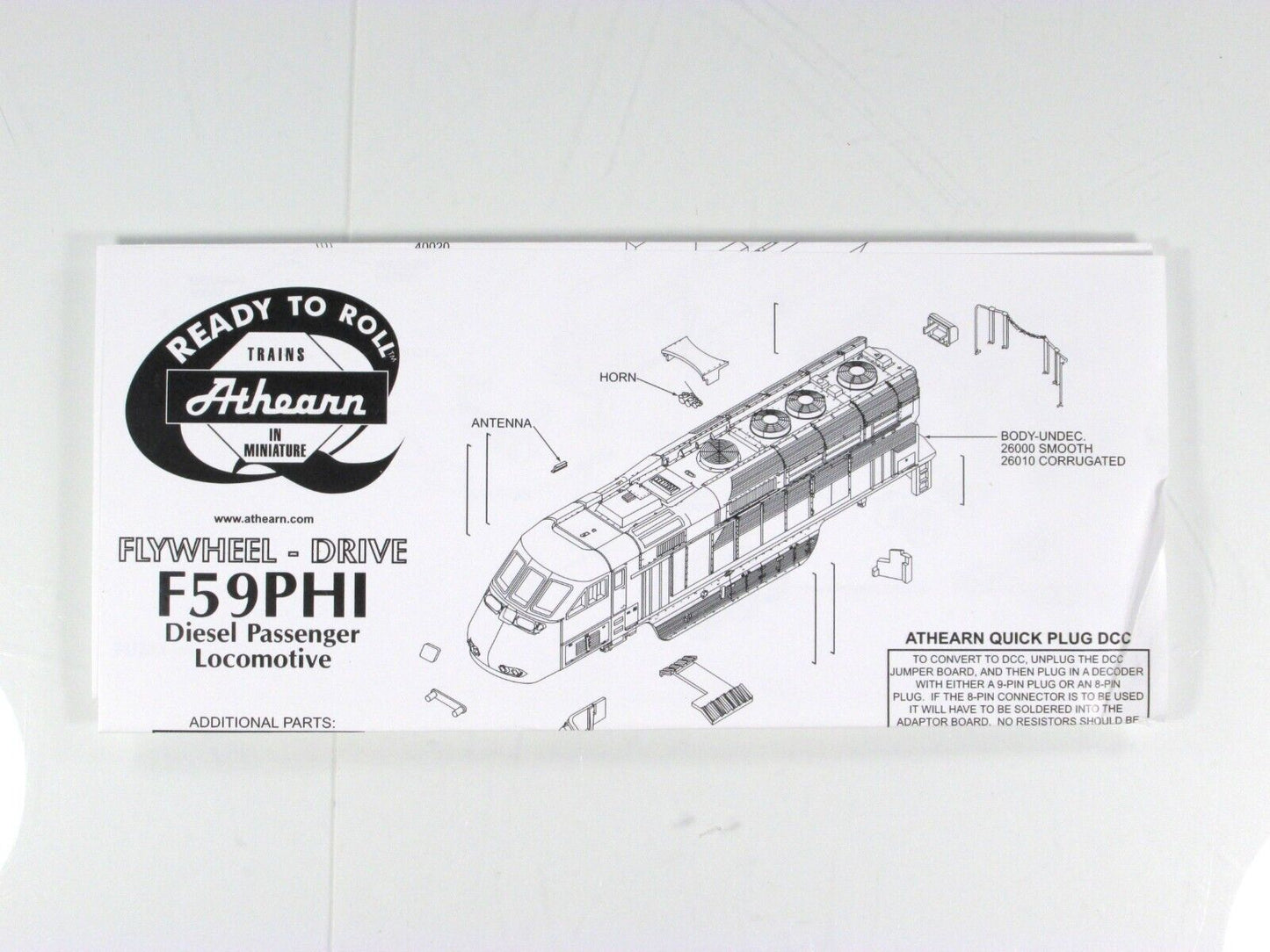 HO Scale ***NEW MEXICO RAIL RUNNER*** F59PHI #924 ----- Athearn 26292, DCC Ready
