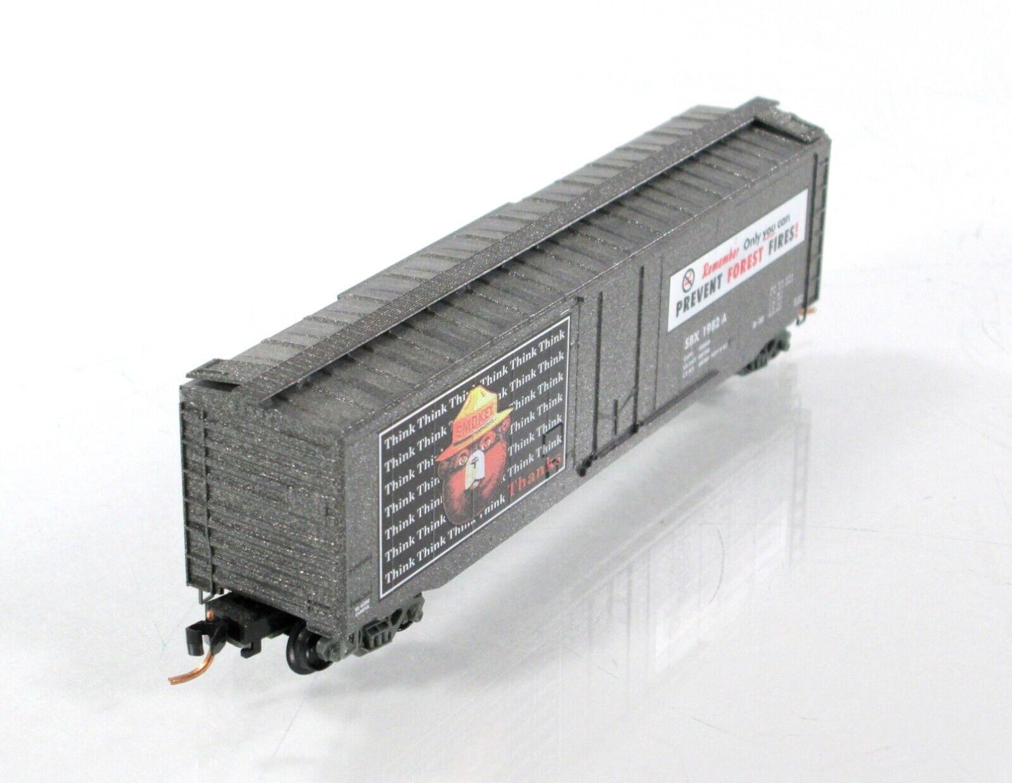 N Scale **SMOKEY BEAR** Fire Prevention Car 6, SBX 1982A - Micro Trains 03200406