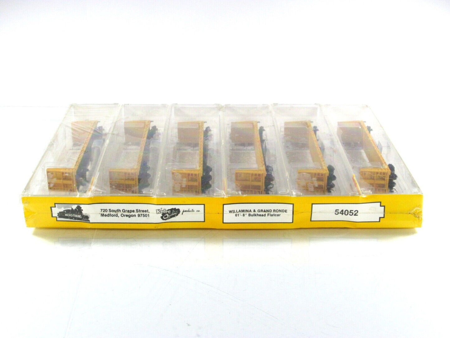 N Scale **WILLAMINA, GRANDE RONDE** Bulkhead Flat Set - Kadee Micro Trains 54042