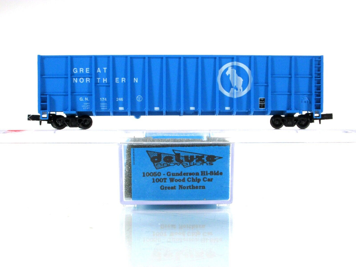 N Scale ***GREAT NORTHERN*** Wood Chip Gondola 6-Pack - Deluxe 10050